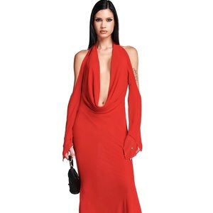 I.Am.Gia Red Rosanna Maxi Dress
